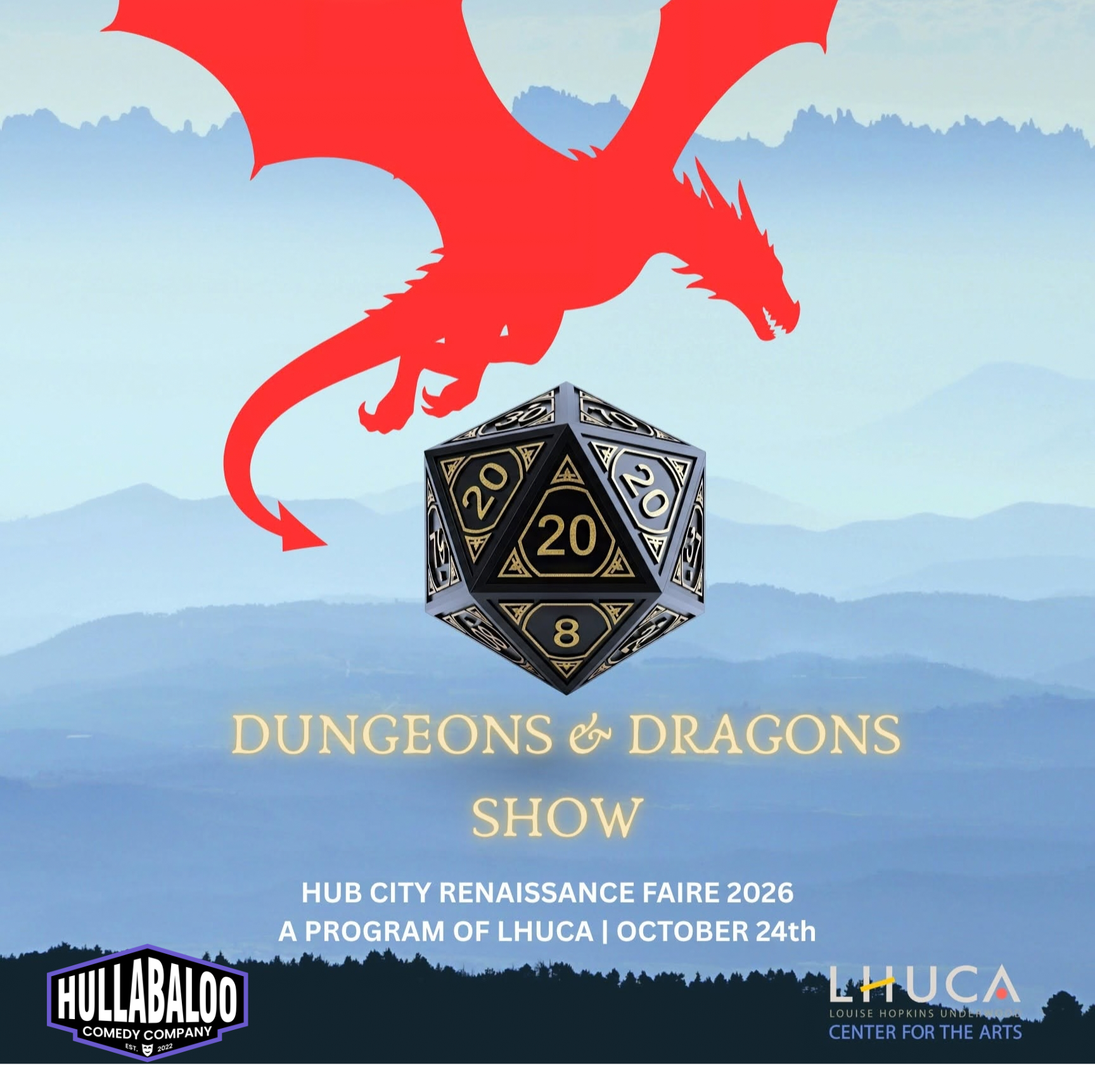 IMPROV MANIA-Hullabaloo Comedy Show at Ren Faire! - logo